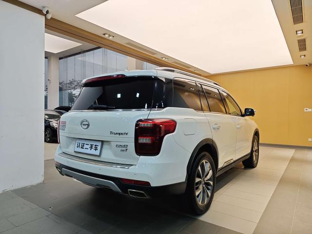 Certificated Used GAC Trumpchi GS8 2017 Model 320T Two-Wheel Drive Luxury Intelligent Connected Version Seven-Seat