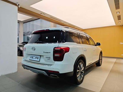 Certificated Used GAC Trumpchi GS8 2017 Model 320T Two-Wheel Drive Luxury Intelligent Connected Version Seven-Seat
