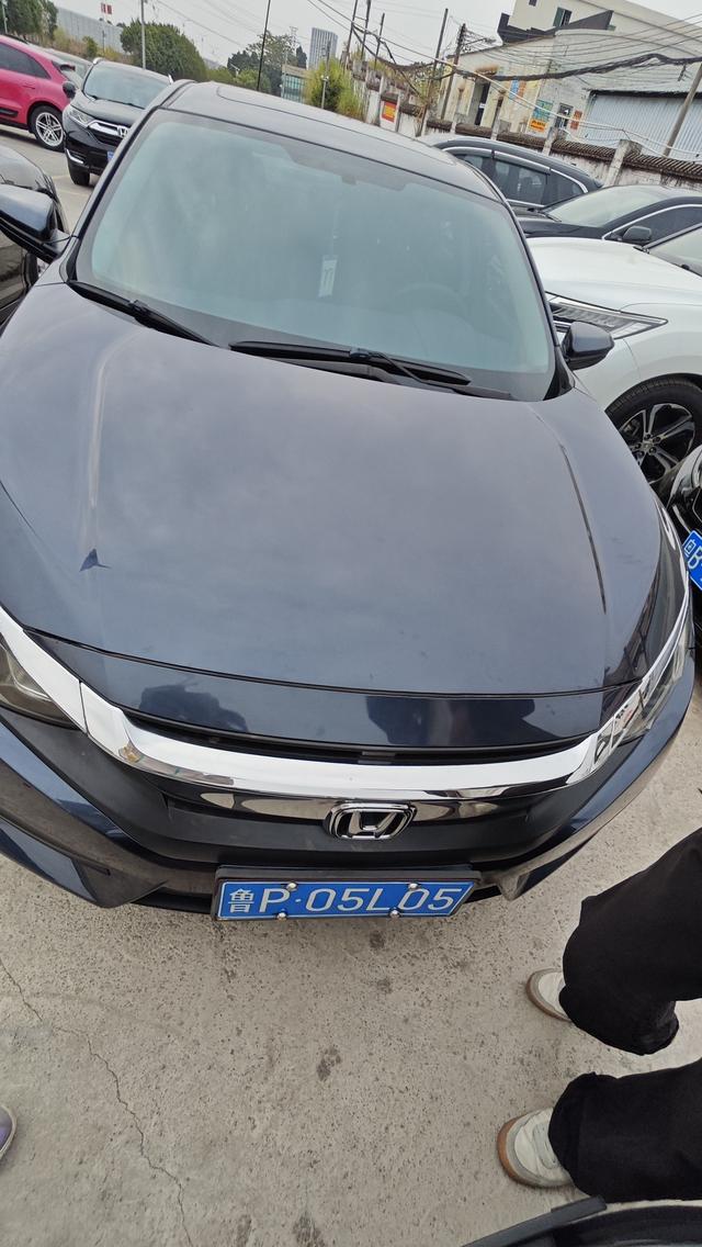 Certificated Used Dongfeng Honda Civic 2016 220Turbo CVT Premium