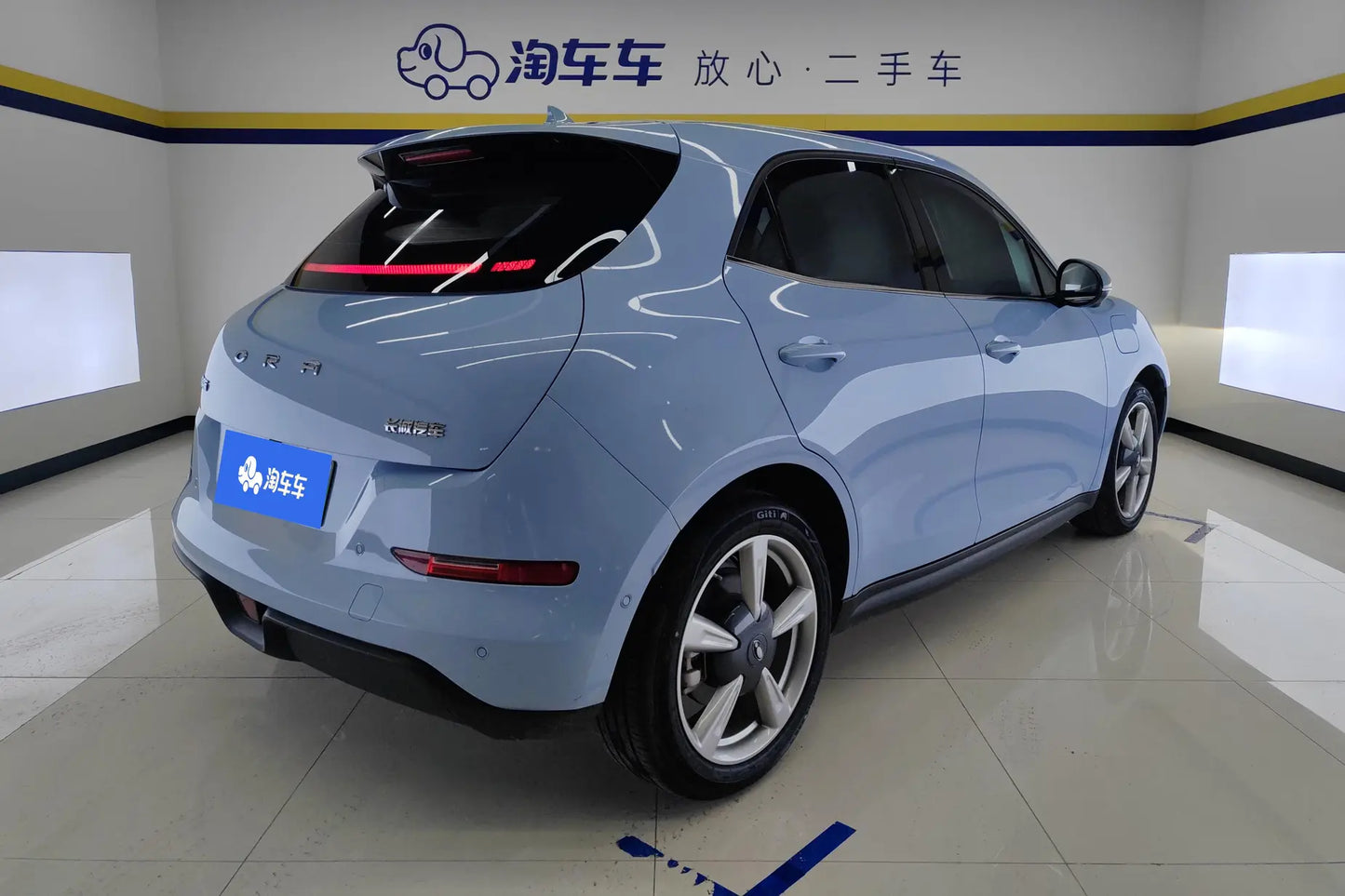 Certificated Pre-Owned Ora Good Cat 2021 Edition 500km Long Range Poseidon Edition Ternary Lithium Battery